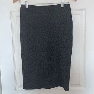 Ny&co black cheetah pencil skirt